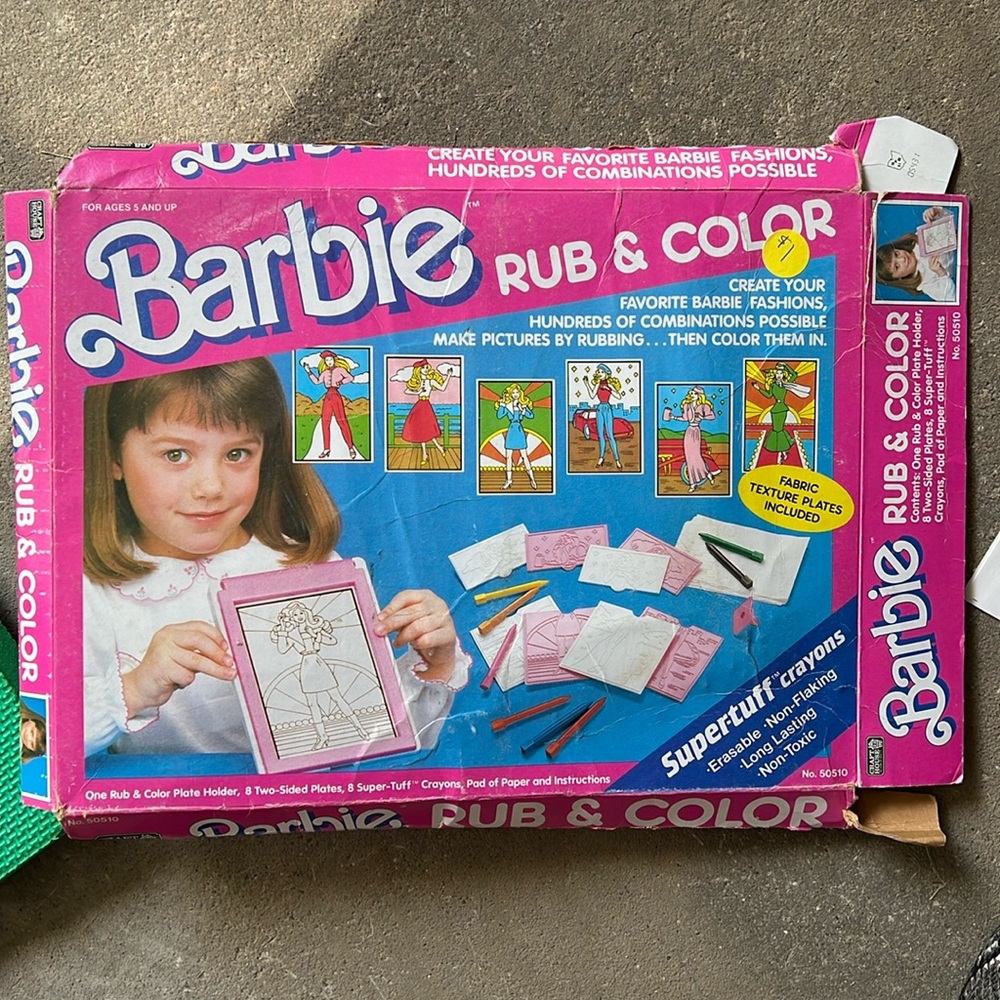 Barbie Rub & Color